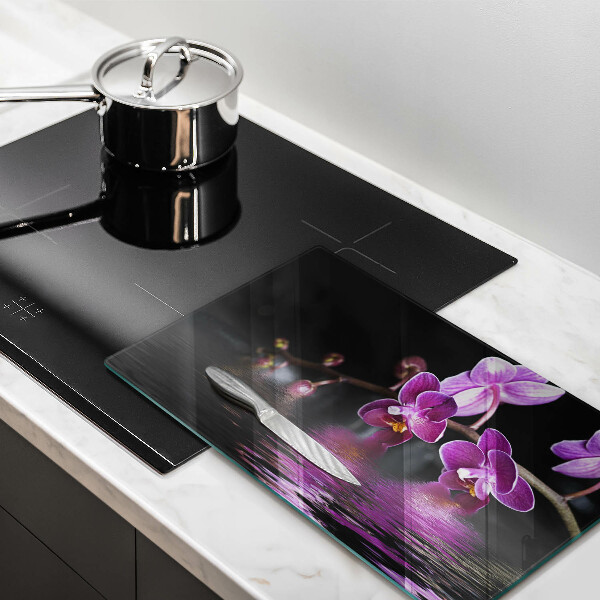 Induction hob protector Orchid Water Zen