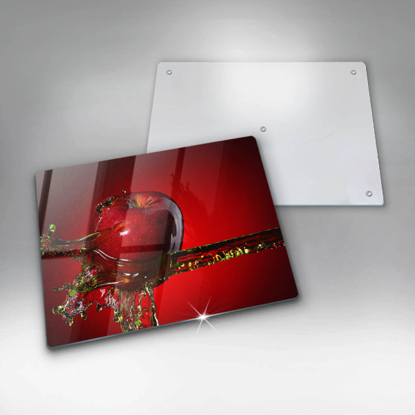 Induction hob protector Apple fruit in water