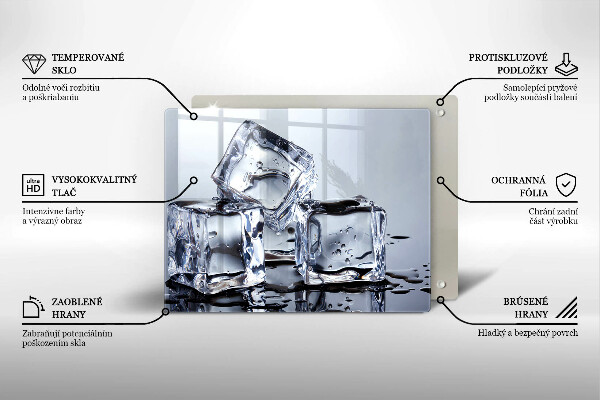 Induction hob protector Ice cubes