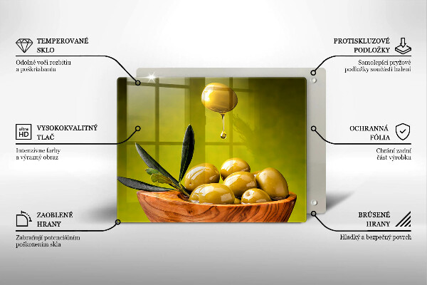 Induction hob protector Tasty olives