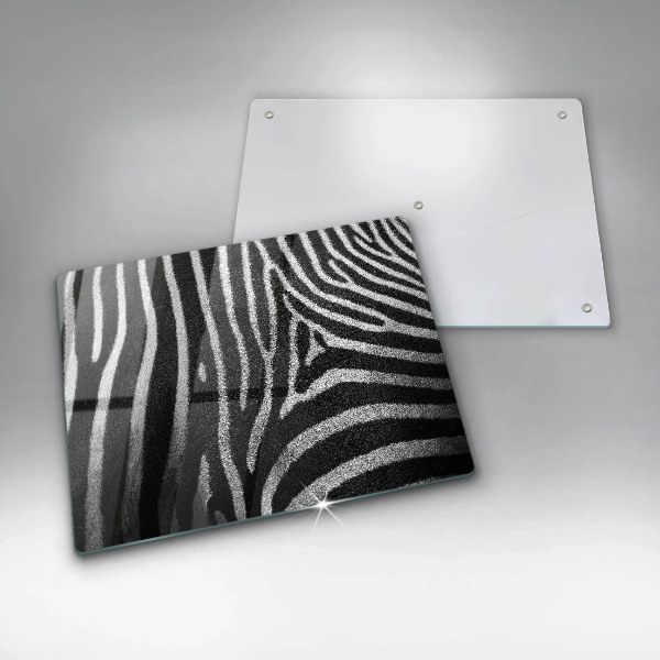 Kitchen worktop saver Zebra stripes