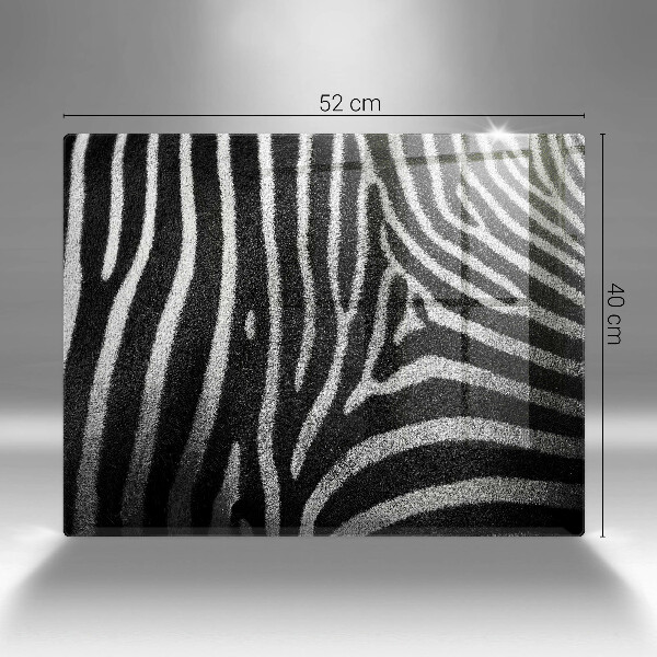 Kitchen worktop saver Zebra stripes