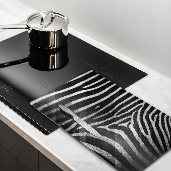 Kitchen worktop saver Zebra stripes
