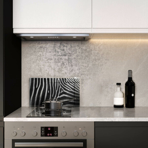 Kitchen worktop saver Zebra stripes