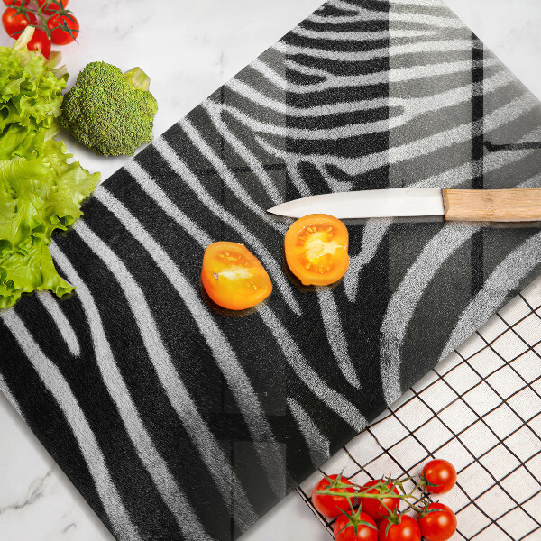 Kitchen worktop saver Zebra stripes