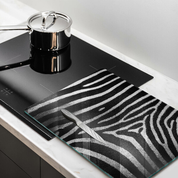 Kitchen worktop saver Zebra stripes