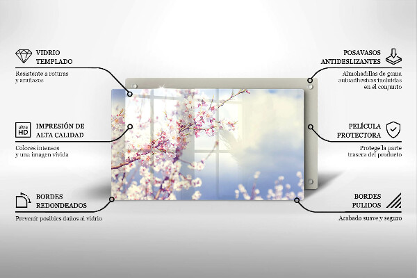 Kitchen worktop saver A blooming tree