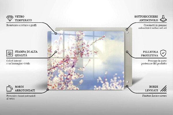 Kitchen worktop saver A blooming tree