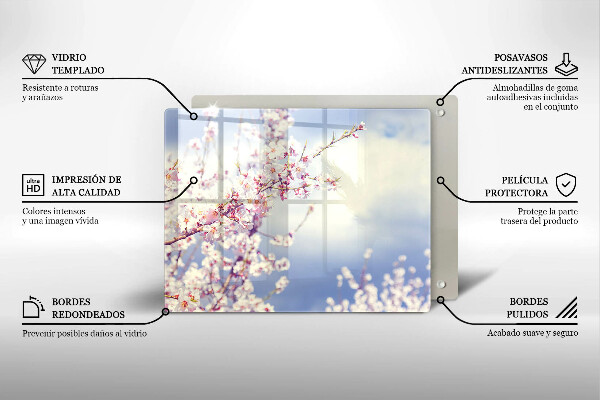 Kitchen worktop saver A blooming tree