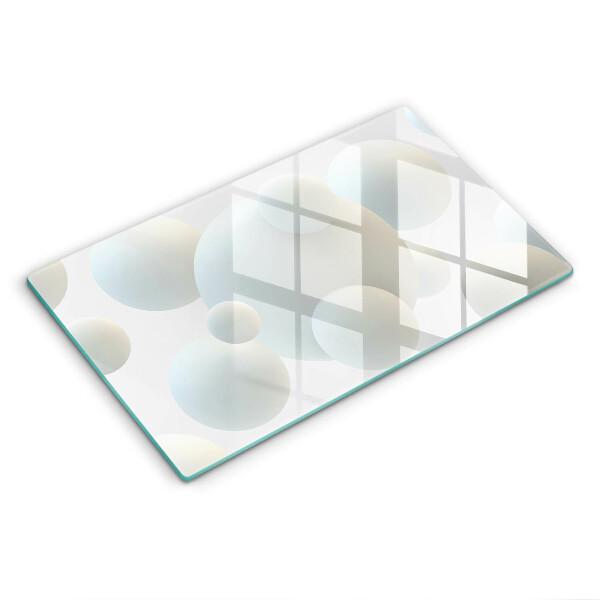 Glass worktop saver Modern 3D balls