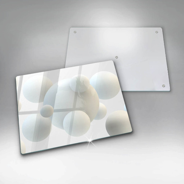 Glass worktop saver Modern 3D balls