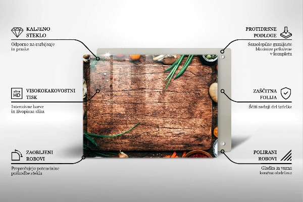 Kitchen worktop saver Wooden kitchen board