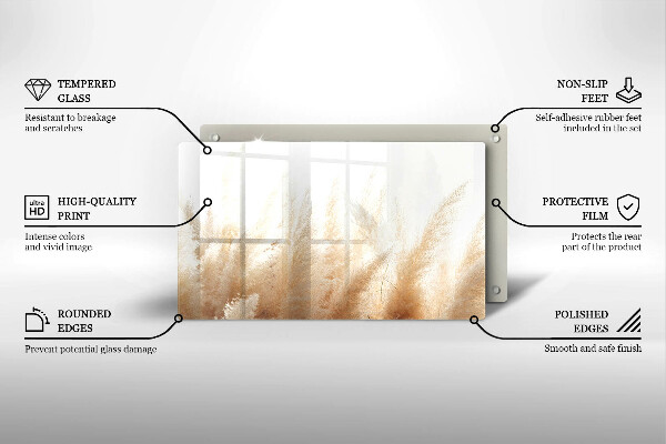 Kitchen worktop saver Pampas grass