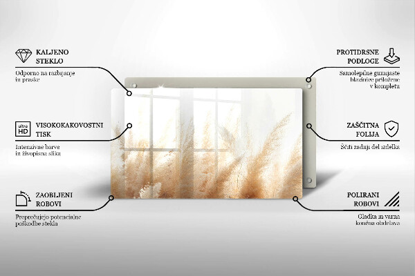 Kitchen worktop saver Pampas grass