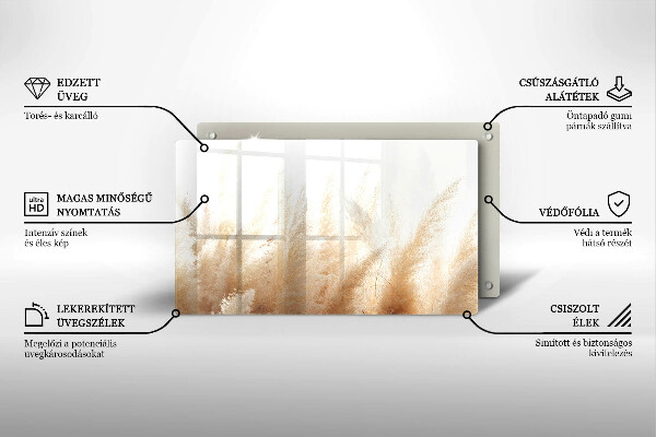 Kitchen worktop saver Pampas grass