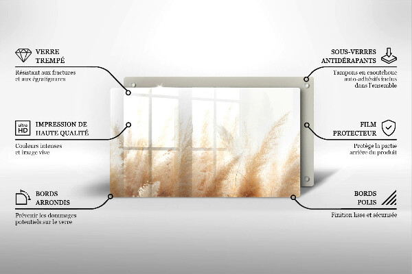 Kitchen worktop saver Pampas grass