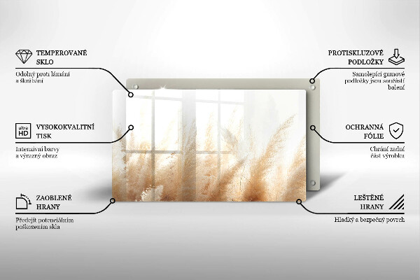 Kitchen worktop saver Pampas grass