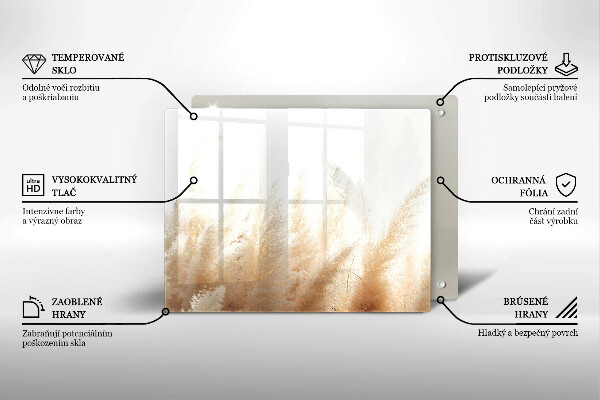 Kitchen worktop saver Pampas grass