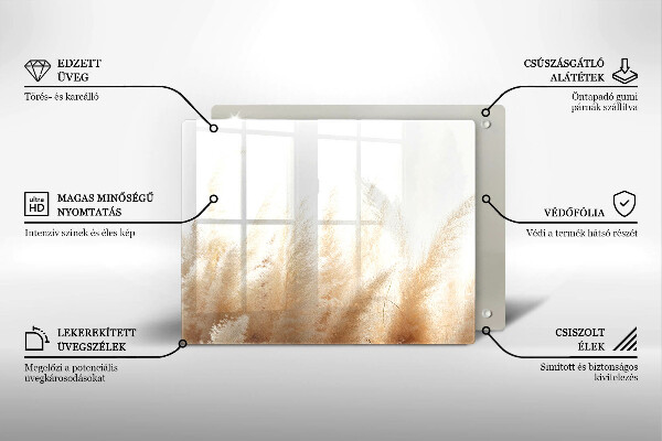 Kitchen worktop saver Pampas grass