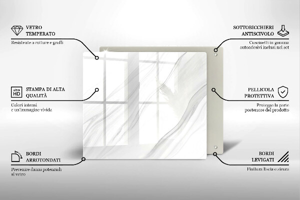 Work surface savers Delicate marble