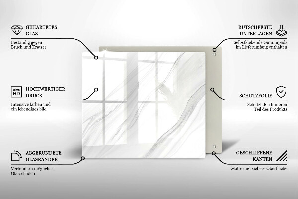 Work surface savers Delicate marble