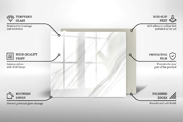 Work surface savers Delicate marble