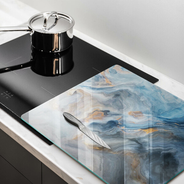 Induction hob protector Marble texture