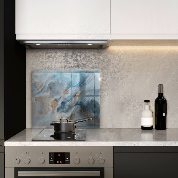 Induction hob protector Marble texture