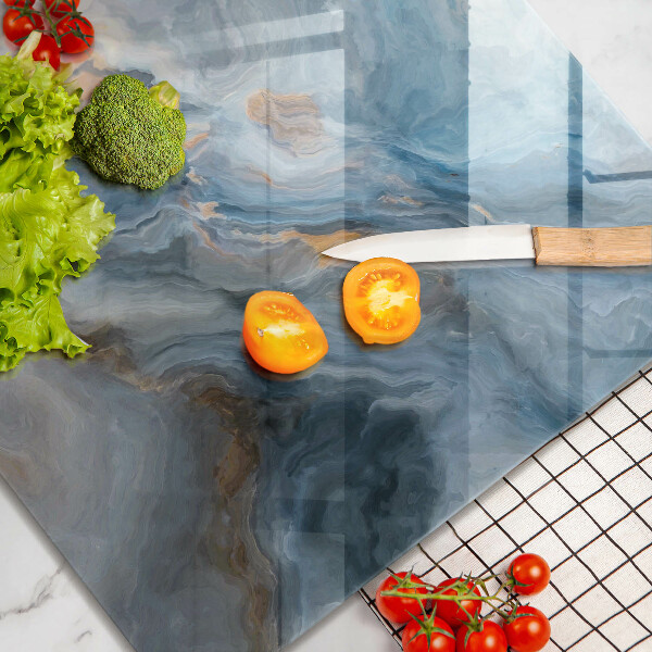 Induction hob protector Marble texture