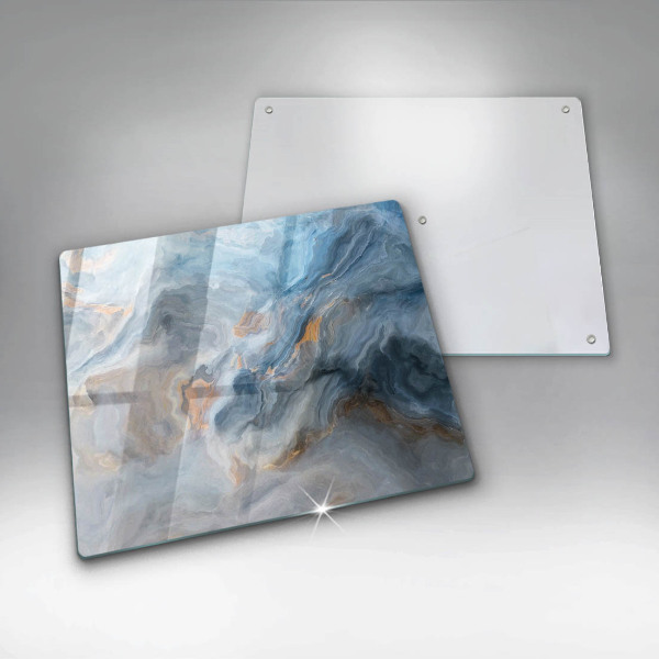 Induction hob protector Marble texture