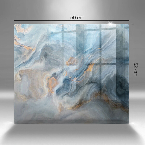 Induction hob protector Marble texture