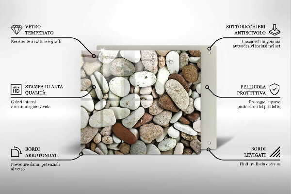 Work surface savers Background small stones