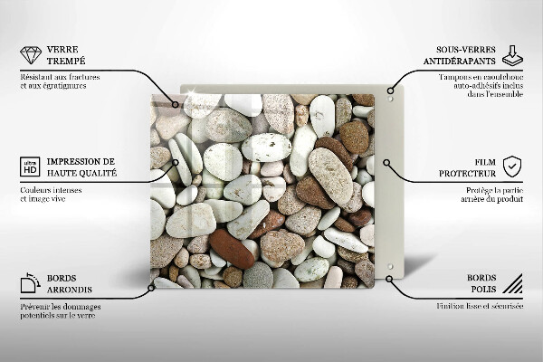 Work surface savers Background small stones