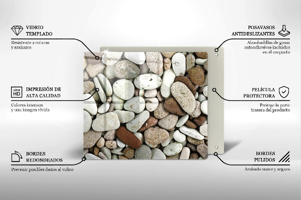 Work surface savers Background small stones