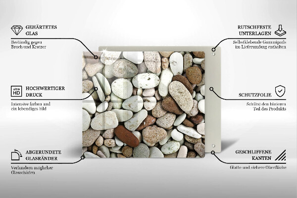Work surface savers Background small stones