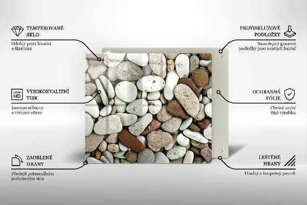Work surface savers Background small stones