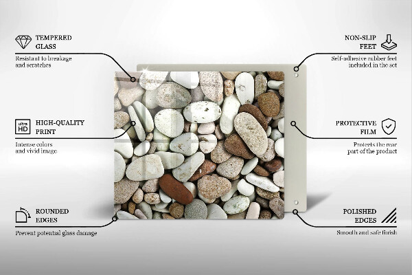 Work surface savers Background small stones