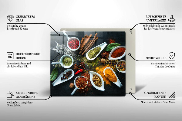 Induction hob protector Kitchen spices