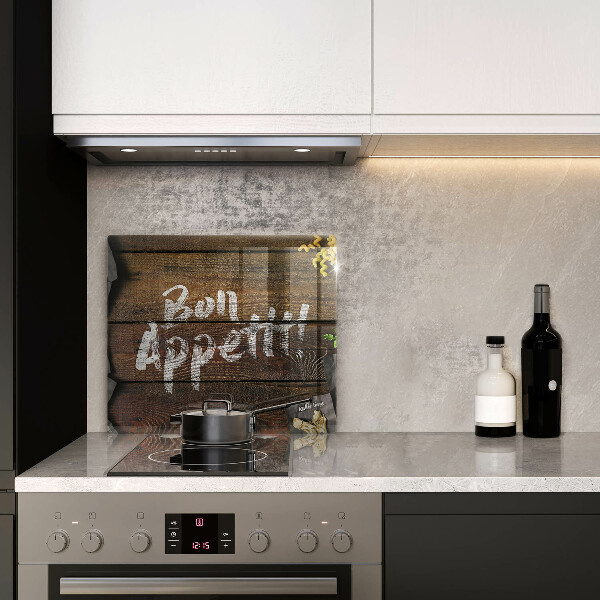 Work surface savers Boards inscription Bon Appetit