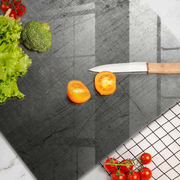 Induction hob protector Metal texture