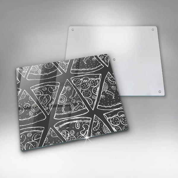 Induction hob protector Pizza illustration
