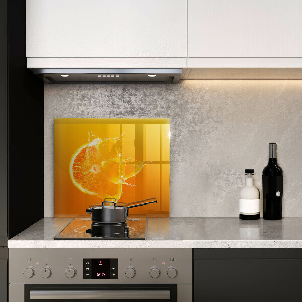 Induction hob protector Juicy fruit of orange