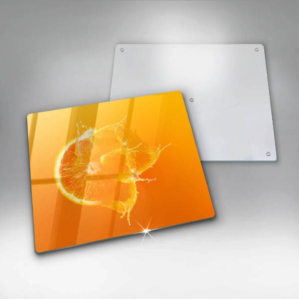 Induction hob protector Juicy fruit of orange