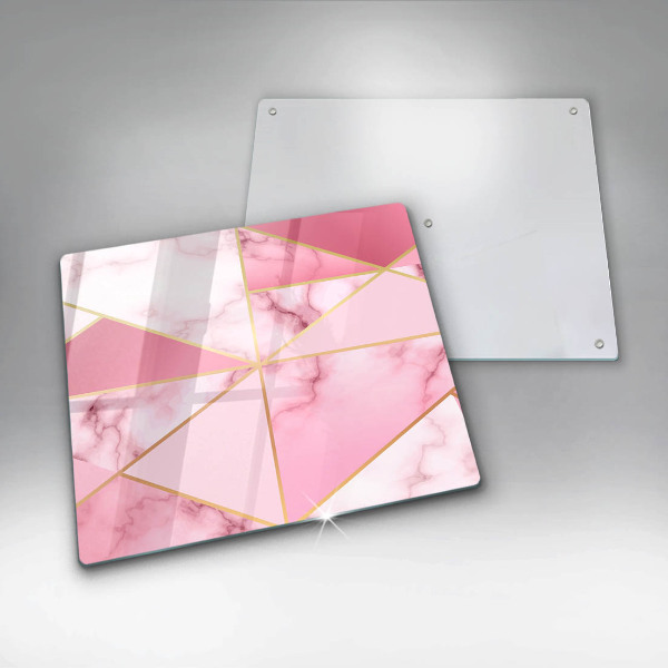 Work surface savers Geometric marble