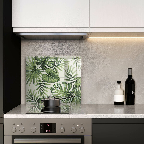Work surface savers Illustration of the Monstera leaves
