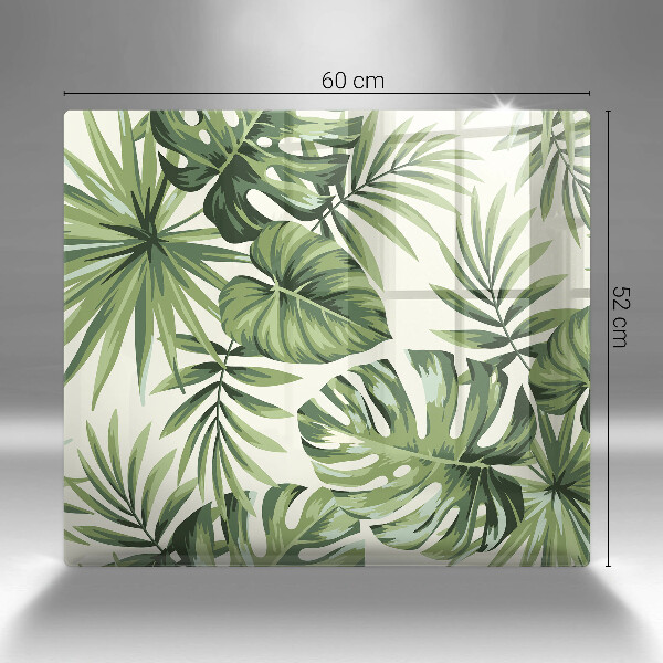 Work surface savers Illustration of the Monstera leaves
