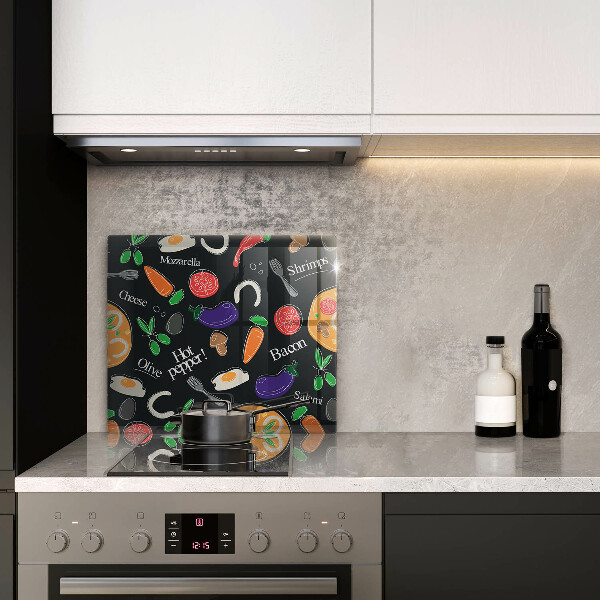 Work surface savers Food illustration