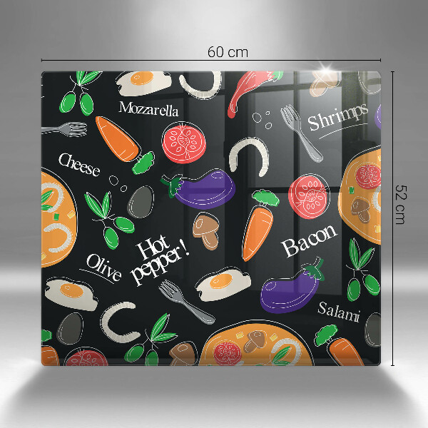 Work surface savers Food illustration
