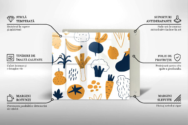 Work surface savers Food illustration