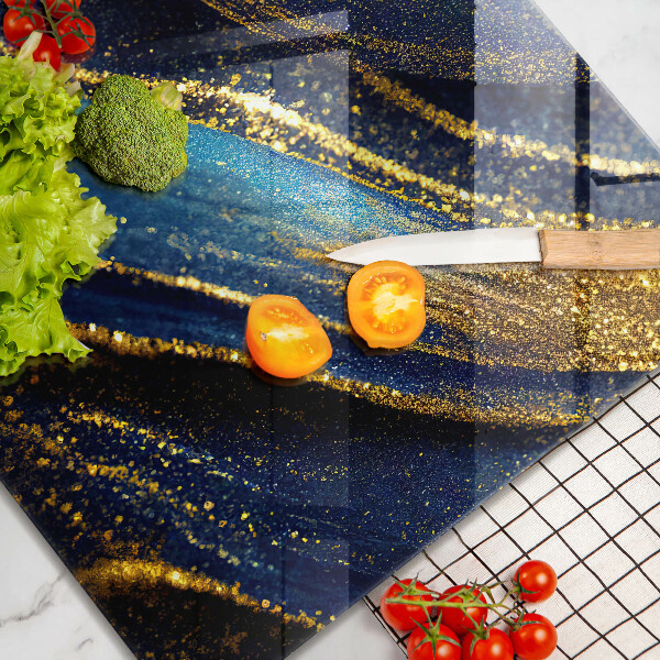 Worktop saver Navy blue abstraction